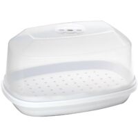 Contenitore Per Cottura Carne 28,5X19,6 Cm Con Coperchio X Microonde