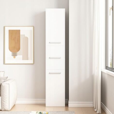 Regal Schrank Stehend Weiß Modern (1/2)