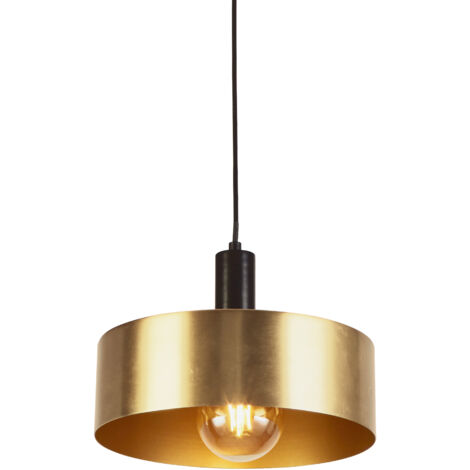Searchlight Knox Pendentif Noir, Métal doré (1/4)