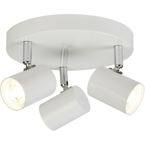 Searchlight Rollo - Projecteur LED intégré à 3 lumières blanc (1/5)