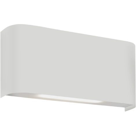 Applique MATCH BOX LED 2L 10W 978lumens 3000k métal blanc up et down (1/3)