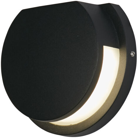 Searchlight Chiswick Applique d'extérieur à LED, noire (1/4)