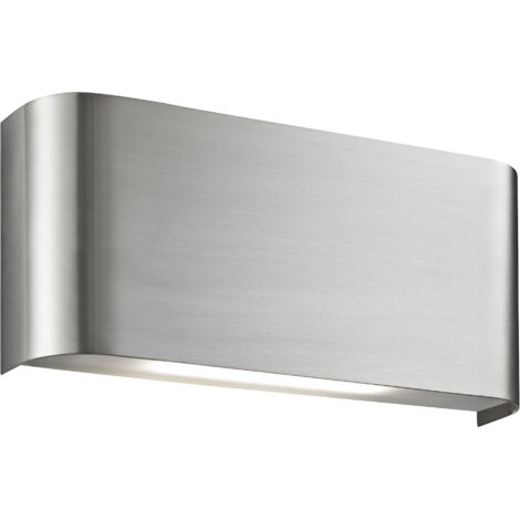 Applique MATCH BOX LED 2L 10W 978lumens 3000k métal argent satiné up et down (1/3)