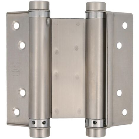 AMIG  Charnière va-et-vient double action  3037  100 x 126 mm  Acier inoxydable AISI 304  Mat (1/5)