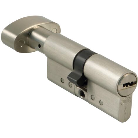 AMIG  Cylindre  10000 BOUTON  80 (40-40)  Laiton  Chromé mat (1/4)