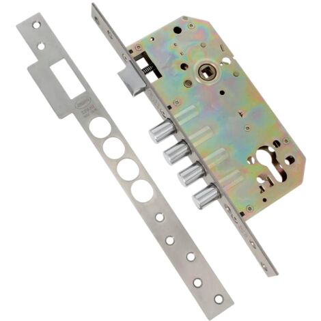 AMIG  Serrure encastrée  101 BASE  50/85  Acier inoxydable AISI 304  Mat (1/5)