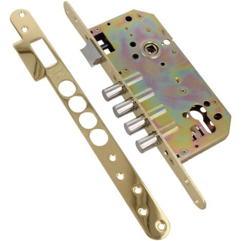 AMIG  Serrure encastrée  101 BASE  50/85  Acier  Laitonné verni (1/5)