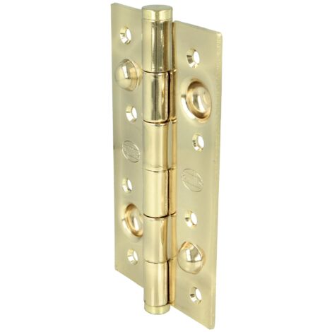 AMIG  Charnière sécurité  565  150 x 82 x 3 mm  Acier  Laitonné verni (1/5)