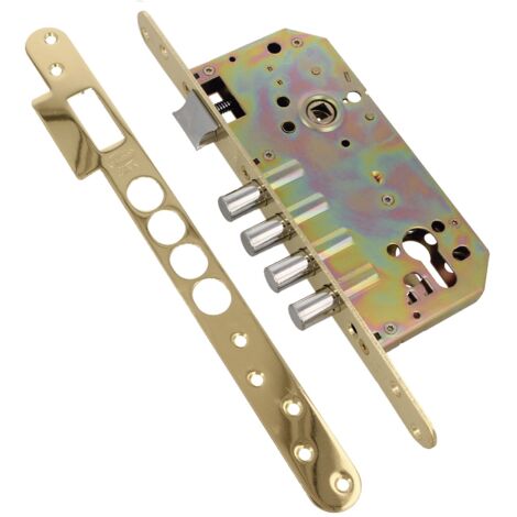 AMIG  Serrure encastrée  101  50/85  Acier  Laitonné verni (1/5)