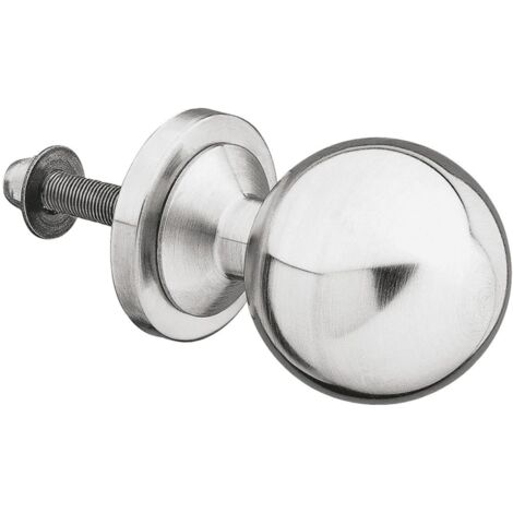 AMIG  Bouton de porte d´entrée  10  Ø60 mm  Acier inoxydable AISI 304  Mat (1/3)