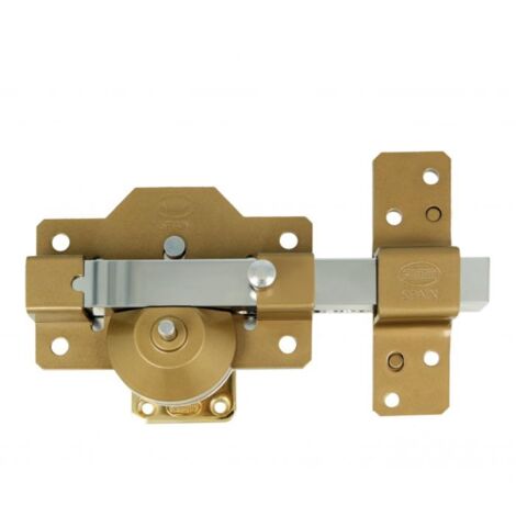 AMIG Verrou haute sécurité 1PLUS 90 x 154 mm Acier Martelé (1/3)