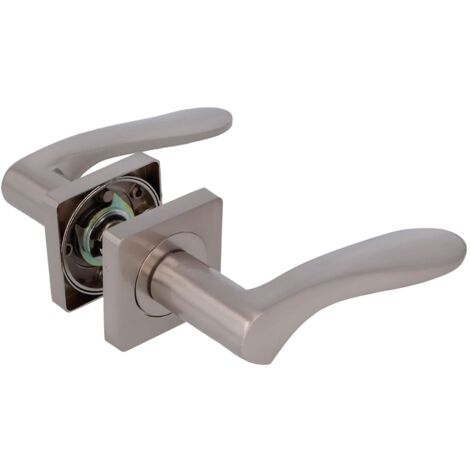 AMIG  Poignées sur rosace + rosace  BOLONIA  51 x 51 mm  Zamak  Chromé mat (1/5)