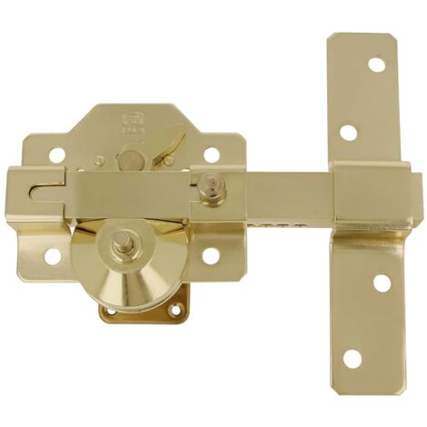 AMIG  Verrou de sécurité  2  88 x 153 mm  Acier  Or (1/5)