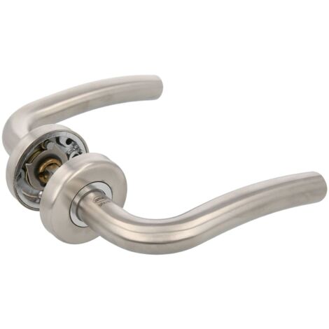 AMIG  Poignées sur rosace  19E  Ø53 mm  Acier inoxydable AISI 304  Mat (1/5)