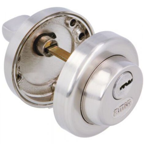 Serrure intérieure à clé Chrome mat 47 mm 24821 Amig (1/3)