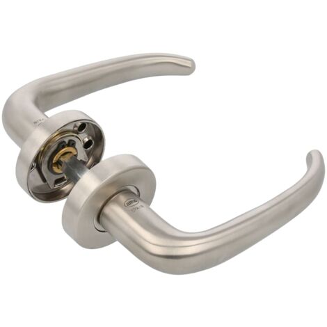 AMIG  Poignées sur rosace  21R  Ø53 mm  Acier inoxydable AISI 304  Mat (1/5)