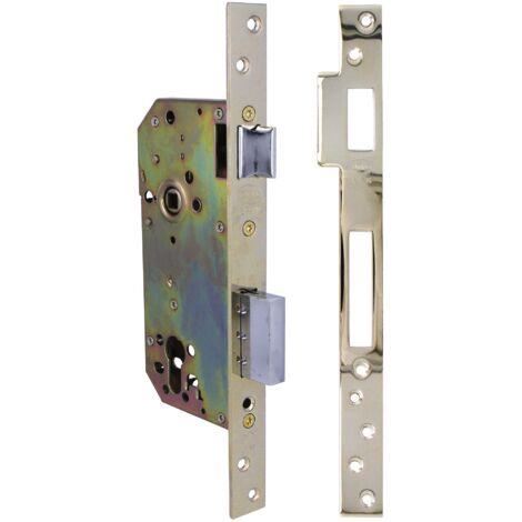 AMIG  Serrure encastrée  200 BASE  50/85  Acier  Laitonné verni (1/5)