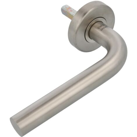 AMIG Poignées sur rosace 4EI Ø53 mm Acier inoxydable AISI 304 Mat - Gauche (1/4)