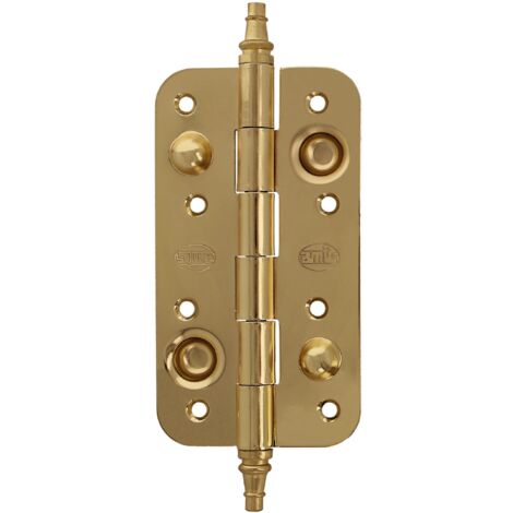 AMIG  Charnière sécurité  566  150 x 82 x 3 mm  Acier  Laitonné verni (1/5)