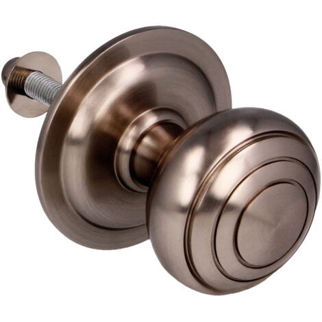 AMIG  Bouton de porte d´entrée  14  Ø61 mm  Laiton  Chromé mat (1/5)