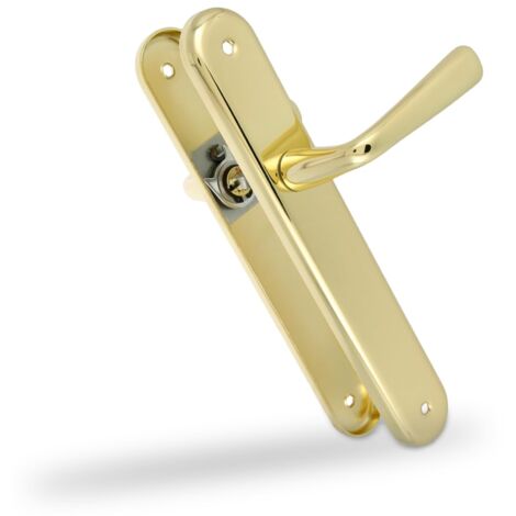 AMIG  Poignées sur plaque  252  250 x 40 mm  Acier / Zamak  Laitonné verni (1/5)