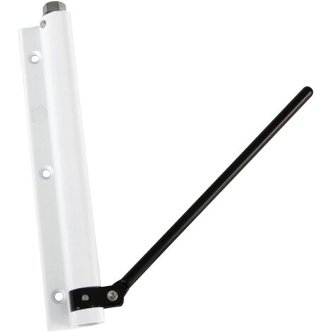 AMIG  Paumelle ressort  200  190 x 180 mm  Aluminium  Blanc (1/5)