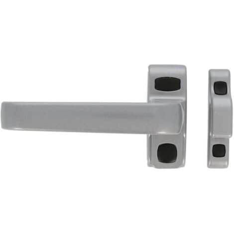 AMIG  Béquille pour crémone en aluminium  GAMMA  122 x 70 mm  Aluminium  Argent - Gauche (1/5)
