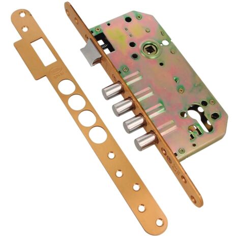 AMIG  Serrure encastrée  101 BASE  50/85  Laiton  Mat (1/5)