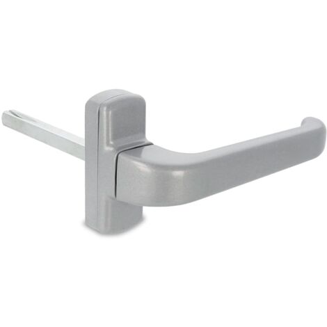 AMIG Poignées de porte en aluminium EPSILON 132 x 70 mm Aluminium Argent (1/5)