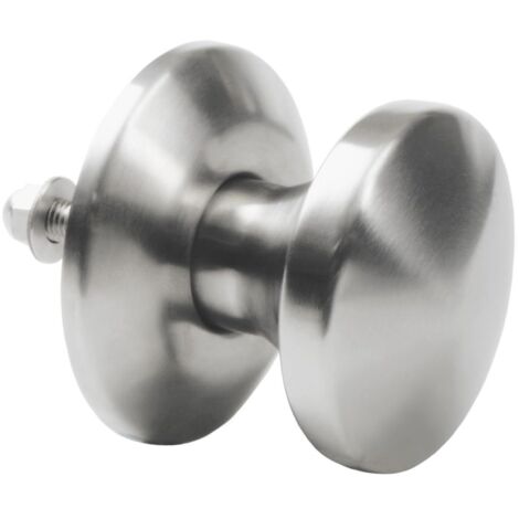 AMIG  Bouton de porte d´entrée  20  Ø80 mm  Acier inoxydable AISI 304  Mat (1/3)