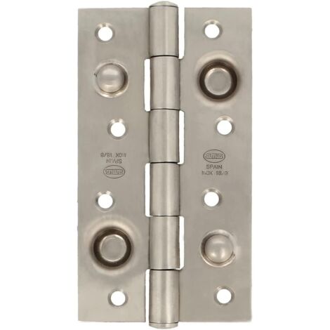 AMIG  Charnière sécurité  565  150 x 82 x 3 mm  Acier inoxydable AISI 304  Mat (1/5)