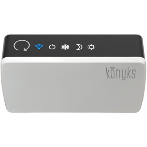Konyks eCosy - Contrôleur connecté pour radiateur électrique Konyks eCosy, Compatible Alexa et Google Home, Fil Pilote 6 ordres, Voyants de Mode, Automatisations faciles