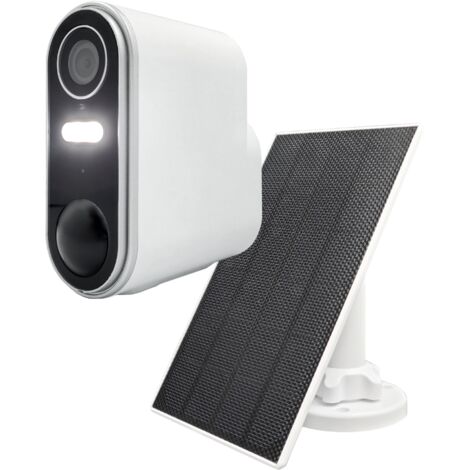 Caméra de surveillance extérieure sans fil solaire 3MP – Vision nocturne jusqu'à 10m – Autonomie 3 mois – Notifications en temps réel – Konyks (1/5)