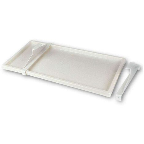 Bandeja de condensados 940x420 mm de PVC / plástico para acondicionadores de aire y bombas de calor