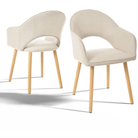 WOLTU Set di 4 Sedie da Pranzo in Ecopelle Poltrone Moderne per Salotto