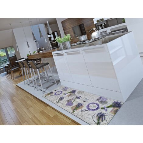 ATTICGO Tapis dessins de lavande SPRINTY Multicolore 52x200 cm (1/4)