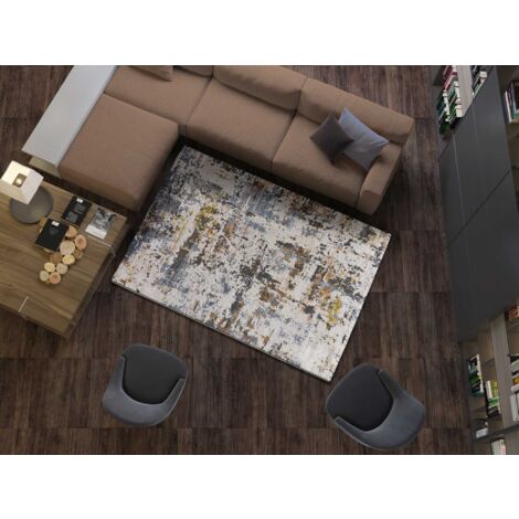 ATTICGO Tapis abstrait SPRINGS 35 Multicolore 77x150 cm (1/4)