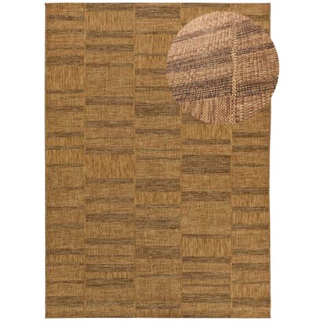 ATTICGO Tapis d'extérieur géométrique GUINEA 28 Naturel 80x150 cm (1/5)