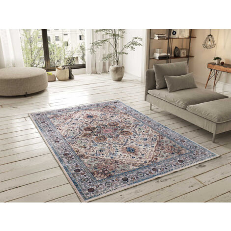 ATTICGO Tapis vintage imprimé CLASS 54 Multicolore 160x230 cm (1/4)