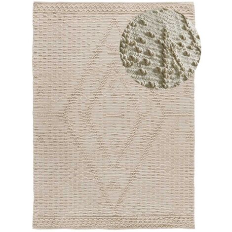 ATTICGO Tapis ethnique avec relief PAMUK 10 Crème 160x230 cm (1/4)