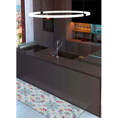 ATTICGO Tapis dessins colorés lavable RICCI Multicolore 52x200 cm