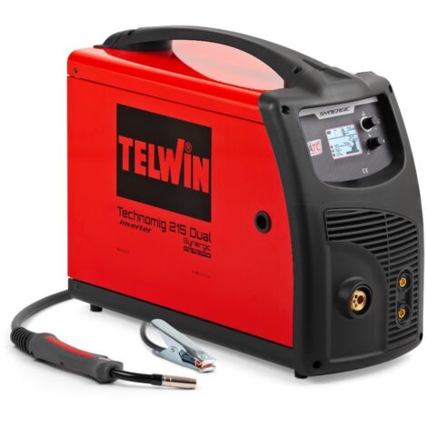 Telwin – Poste à souder inverter 230V – Soudage Mig-Mag – Intensité 20-220A – Électrode 0,6-1,2mm – Poids léger 22,3kg – Dimensions 620x260x490mm