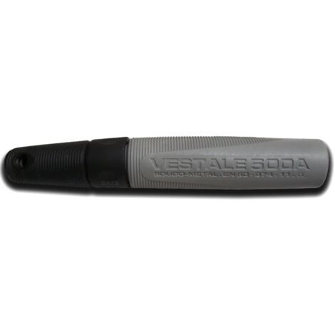 Pince porte-électrodes Vestale II à vis avec poids de 0,485 kg, capacité de soudage à 60 % (500 A), section maximale du câble de 95 mm², capacité à 35 % (600 A), diamètre maximal de l'électrode.
