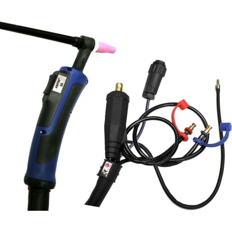 GYS 038202 ANTORCHA TIG GRIP SR20 DB - LIQUIDO - 4m - CONECT. 35/50 + Ficha 7pts