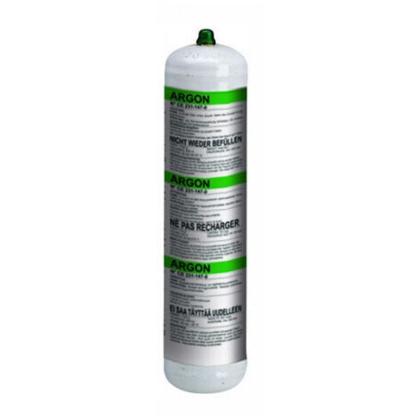 Telwin – Bouteille de gaz argon 1L – Non recyclable – Gaz de protection pour soudures TIG – Usage unique pour tous types de métaux