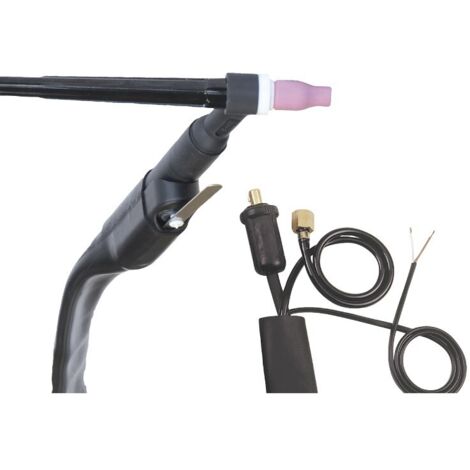 GYS – Torche de soudure TIG 4 m – Refroidissement air – Connexion 35/50 – Fiche 3 points type DIN – SKU 44449