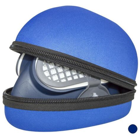 Housse de protection rigide pour masque Elipse P3 – Couleur bleue – Compatible avec masques Elipse P3 et P100 – Boucle nylon pour ceinture – GVS - SPM001