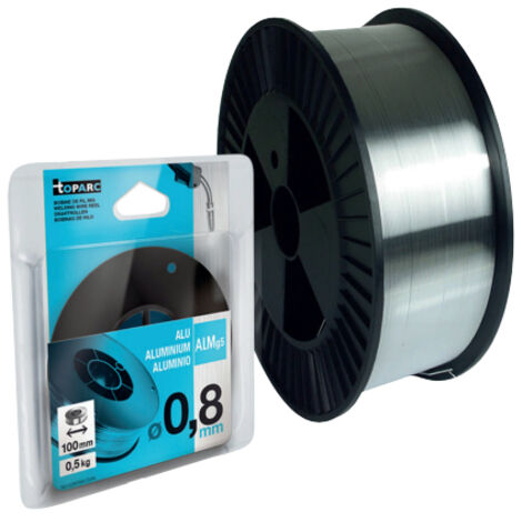 GYS – Bobine de fil aluminium plein 0,8 mm – Poids 0,5 kg – Pour soudure MIG MAG – Application professionnelle