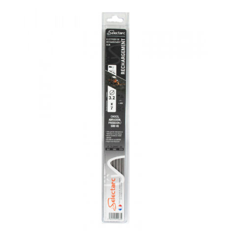 Baguettes soudure rechargement 3.2mm lot de 7 - longueur 350mm Selectarc