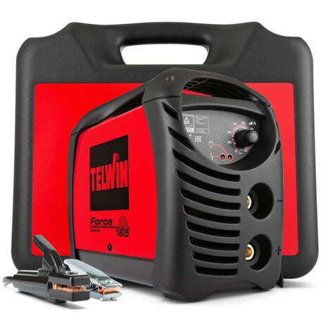 Telwin – Poste à souder MMA 150A – Technologie Inverter – Tension 230V – Réglage 10-150A – Électrodes jusqu'à 4mm – Mallette incluse
